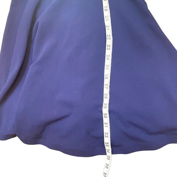 B. Darlin Fit and Flare Ivory Lace and Navy Dress - Picture 12 of 12